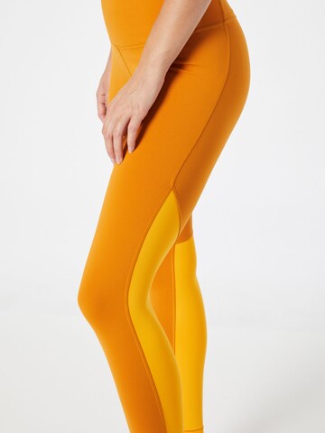 Reebok Skinny Sporthose in Orange