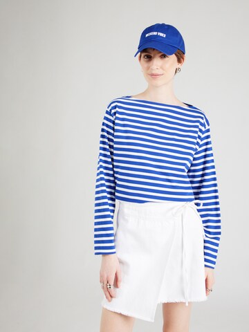 MADS NORGAARD COPENHAGEN Tričko - Modrá: predná strana