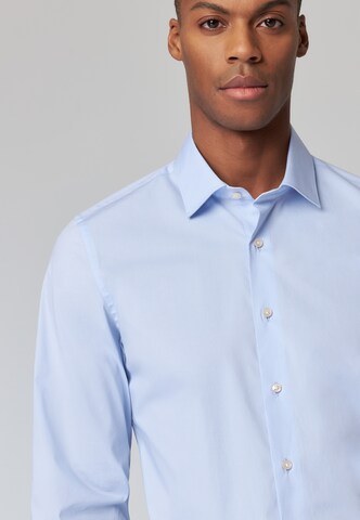 ROY ROBSON Slim Fit Businesshemd in Blau
