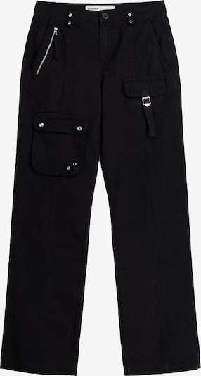 Bershka Cargo trousers in Black, Item view