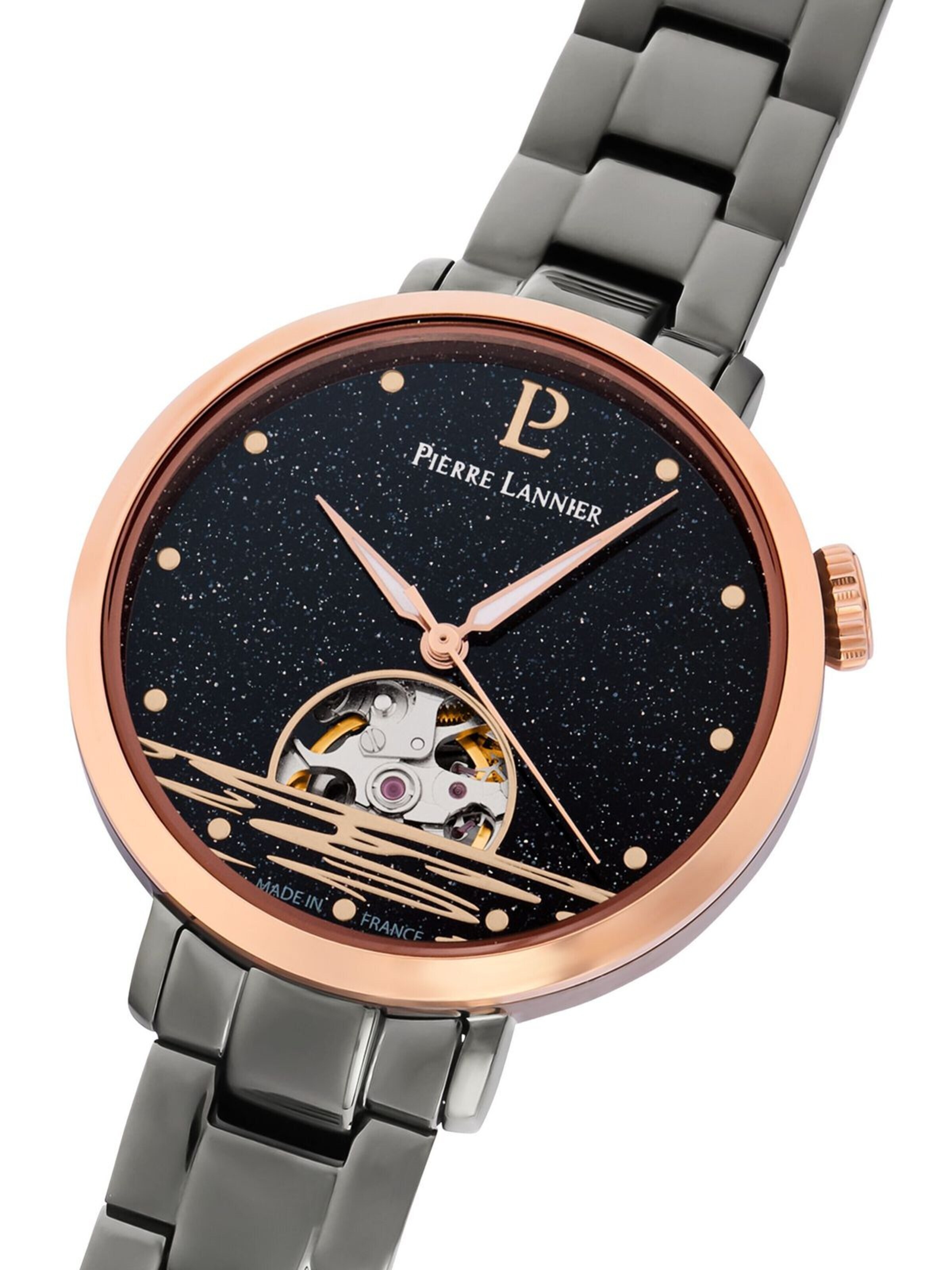 Pierre Lannier Analogové hodinky 'Automatic watch Australe' – černá