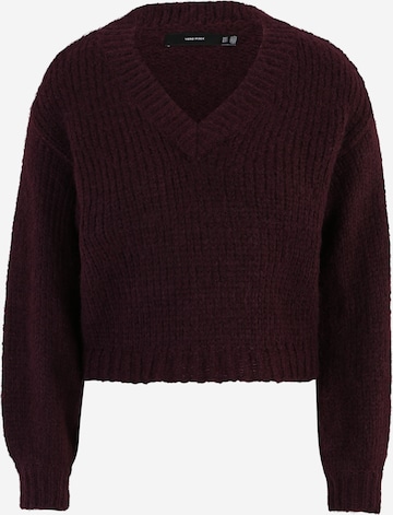 Pull-over 'MAYBE' Vero Moda Tall en rouge : devant