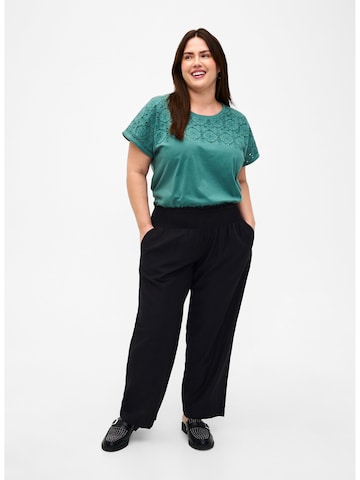 Zizzi - regular Pantalón en negro