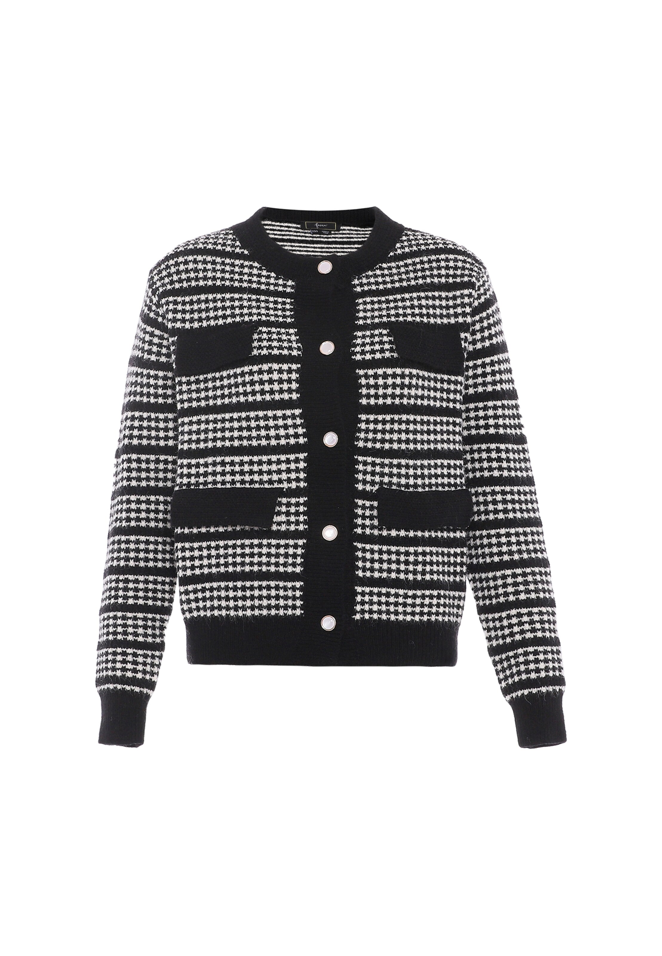 faina - Casaco de malha em preto: frente