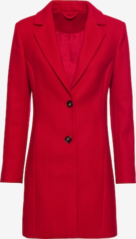 LAURA SCOTT Between-Seasons Coat in Red: front