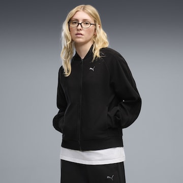 PUMA Zip-Up Hoodie 'Class' in Black: front