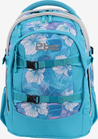 2be Schulrucksack 'Back to School' in Blau: Vorderseite