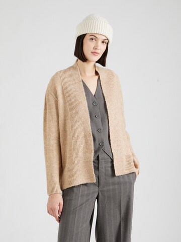 MORE & MORE Knit cardigan in Beige: front
