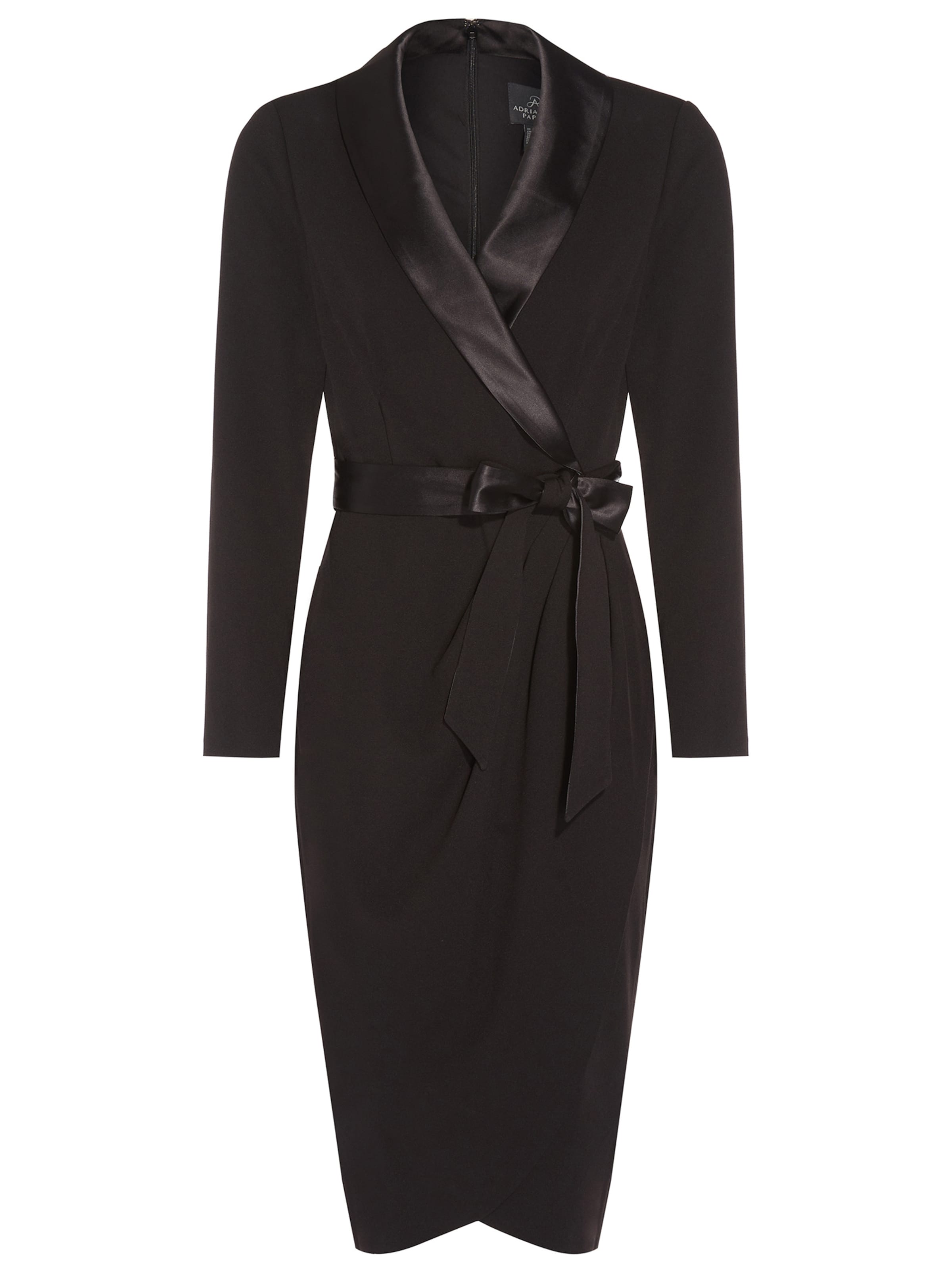 Adrianna Papell Cocktailkleid in Schwarz: Vorderseite
