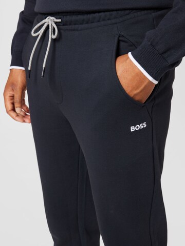 BOSS - Slimfit Calças 'Hadiko' em azul