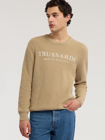 Trussardi - Jersey en beige: frente