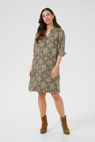 Robe 'Yana' Cream en vert