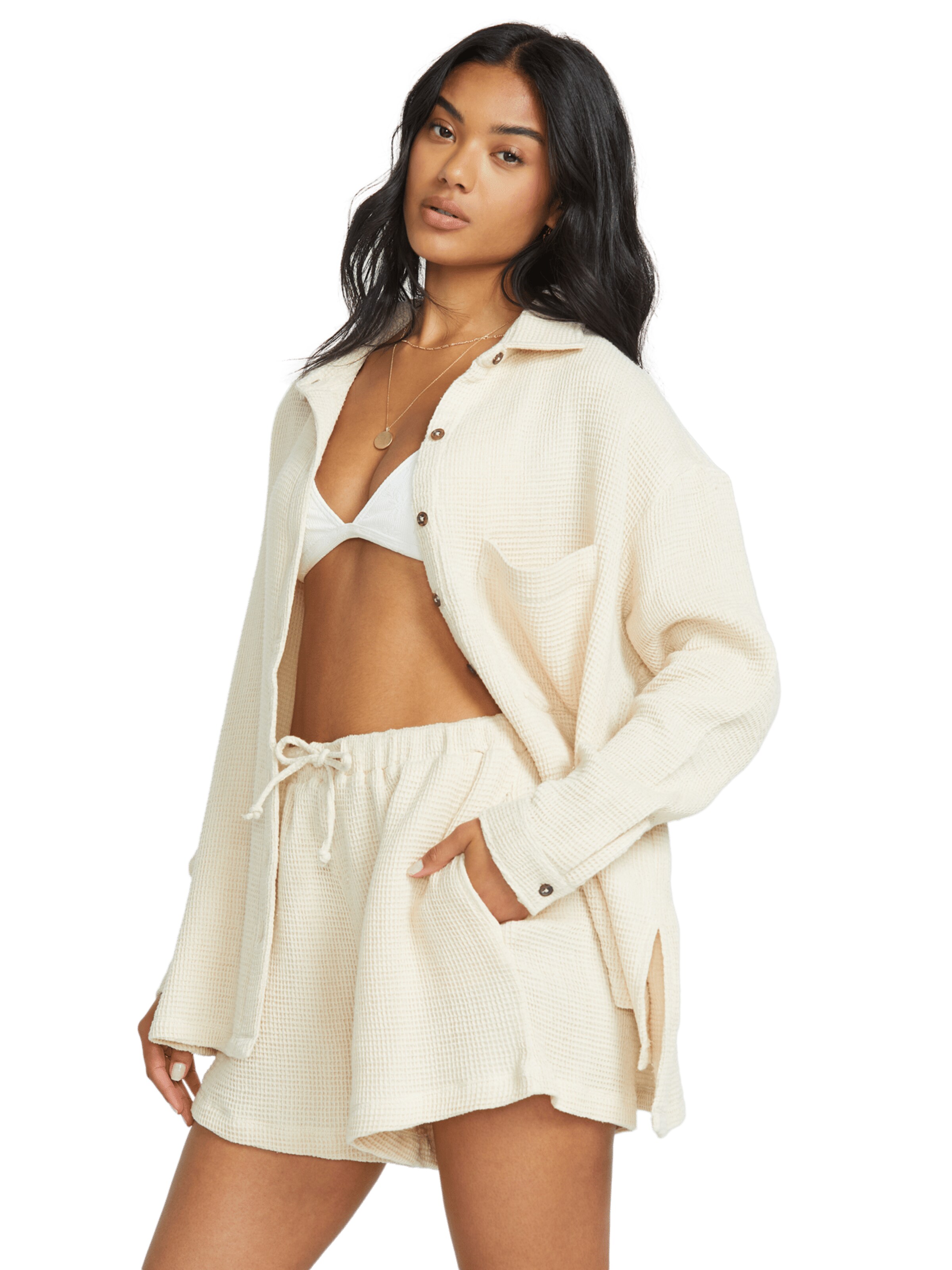 BILLABONG Between-season jacket 'So Cozy' in White