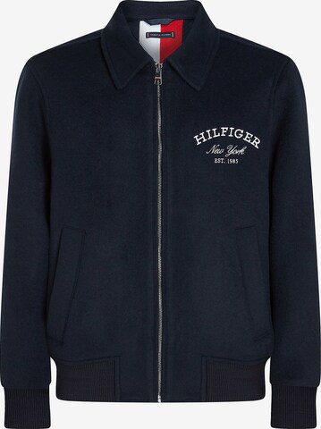 TOMMY HILFIGER Between-Season Jacket 'Varsity' in Blue: front