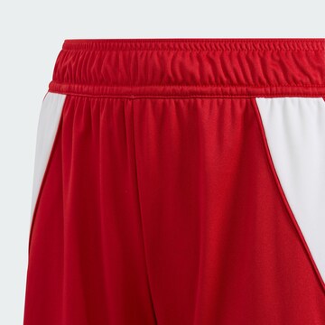 Regular Pantalon de sport 'Tiro 24' ADIDAS PERFORMANCE en rouge