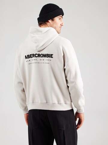 Sweat-shirt Abercrombie & Fitch en gris : devant