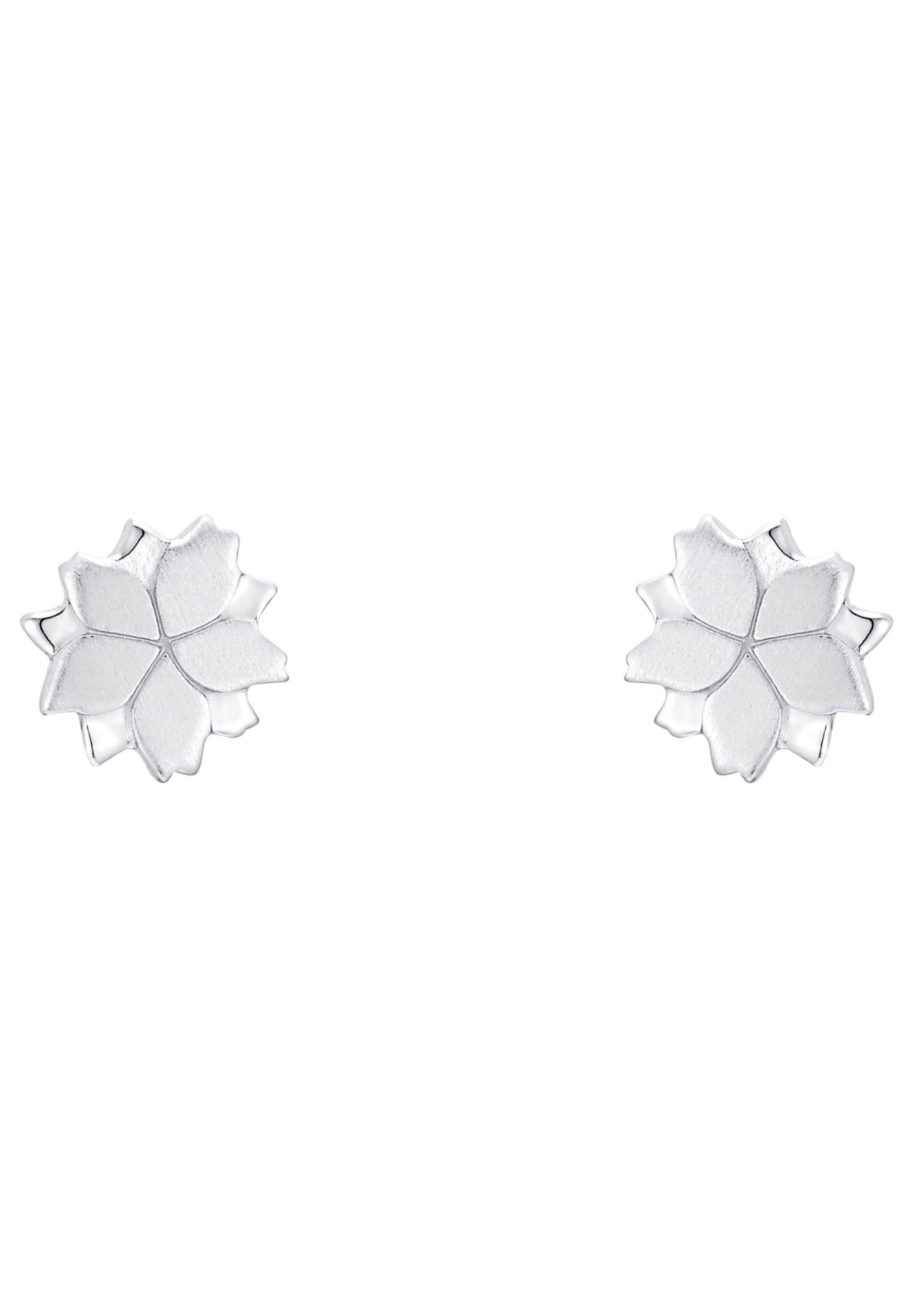 s.Oliver Earrings 'Lotusblüte' in Silver: front