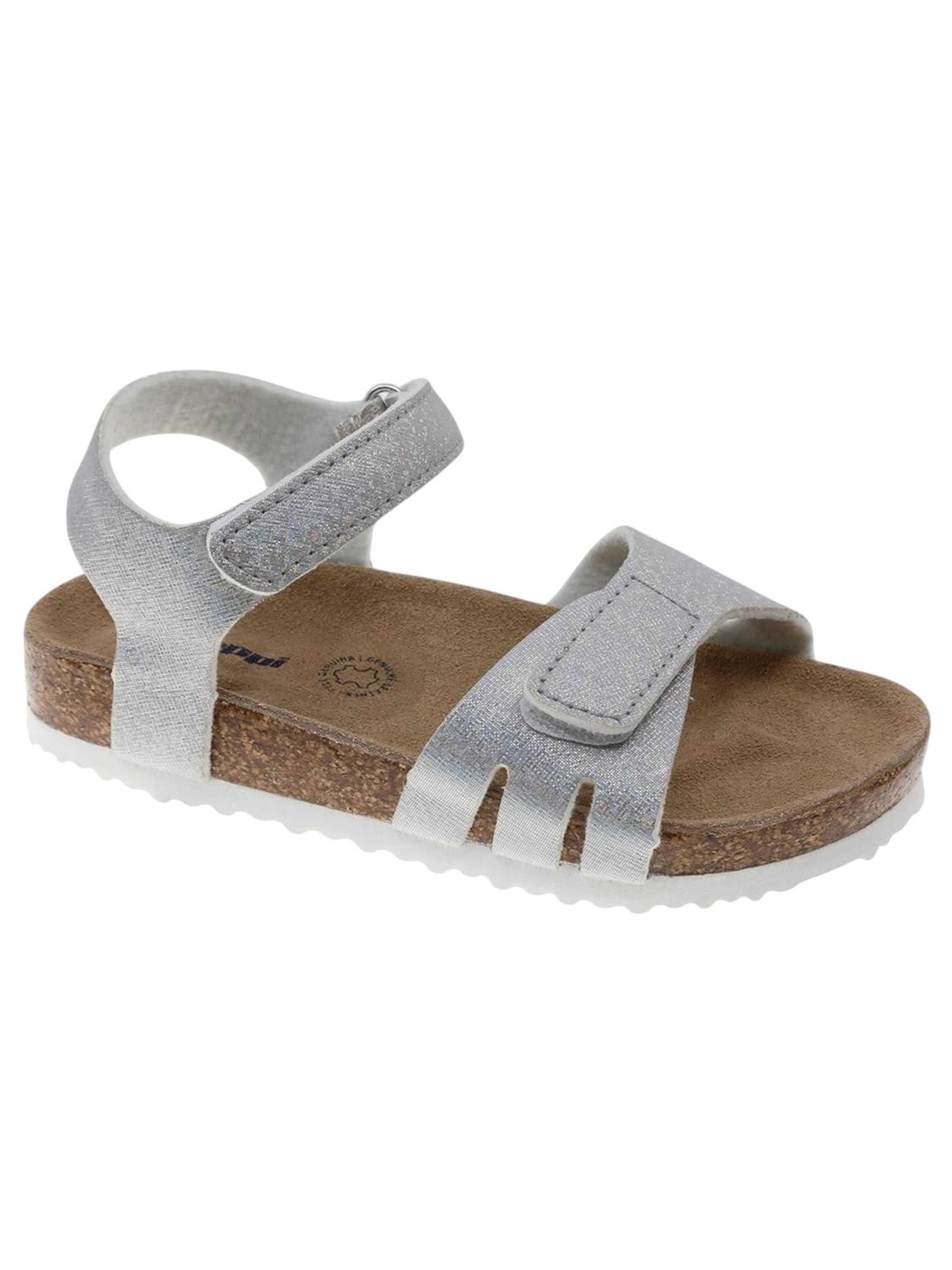 Sandales Beppi en argent : devant