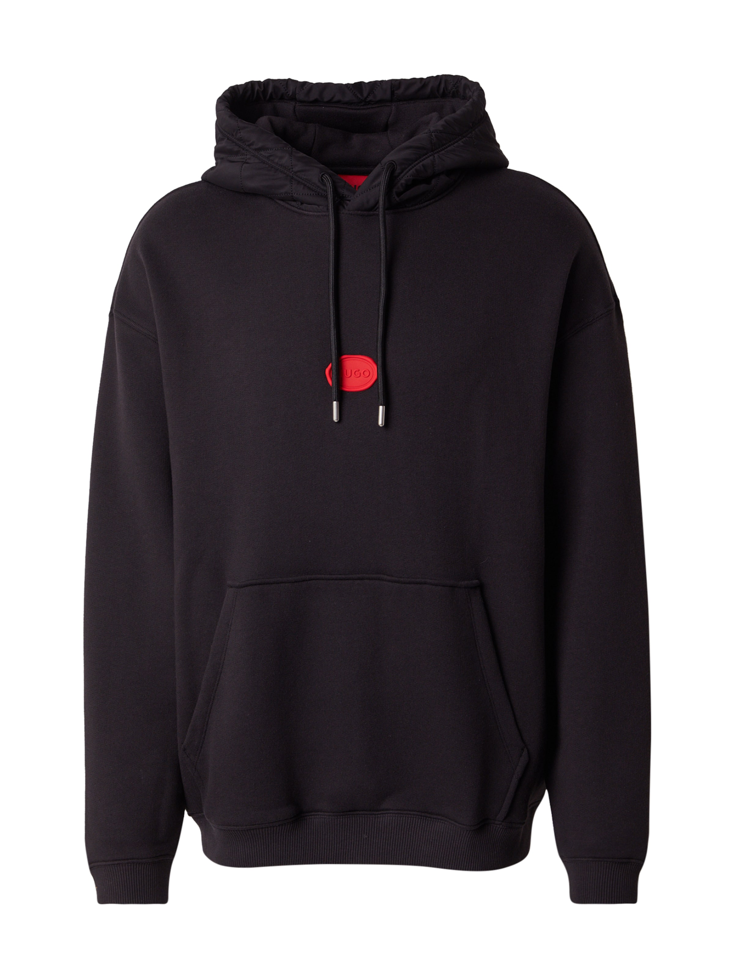 HUGO Μπλούζα φούτερ 'Dilvano' σε μαύρο: μπροστά