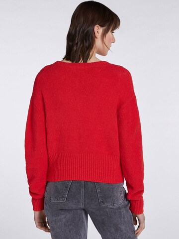 SET Knit Cardigan in Red