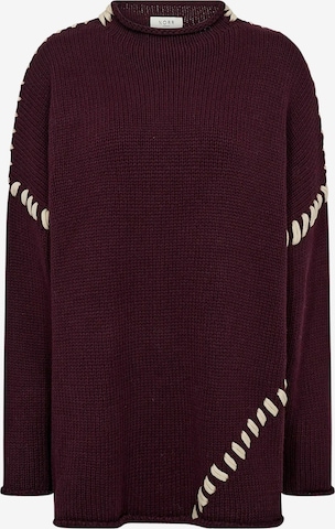 NORR Pullover 'Strings' in Rot: Vorderseite