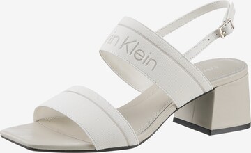 Calvin Klein Sandals in White: front