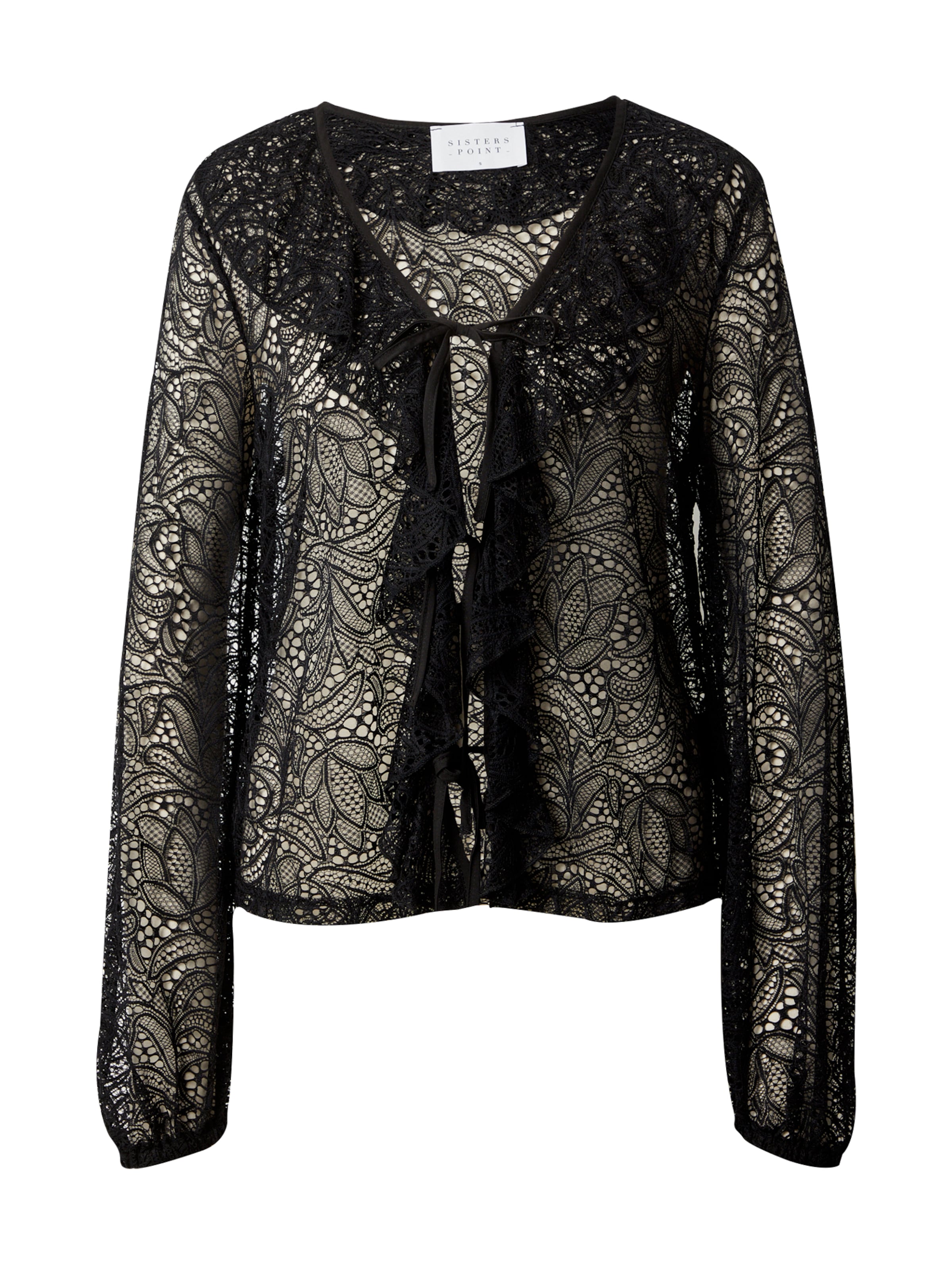 Camicia da donna 'VUTA' di SISTERS POINT in nero: frontale