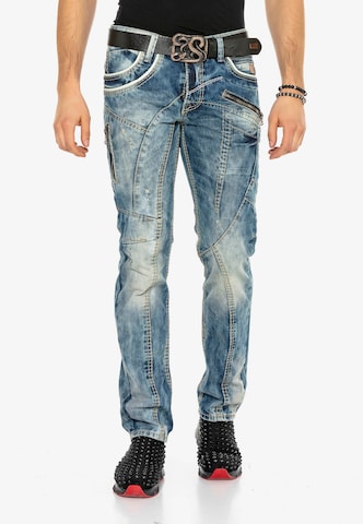 CIPO & BAXX Jeans 'Bunker' in Blue: front