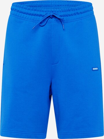 Loosefit Pantalon 'Nasensio' HUGO en bleu : devant