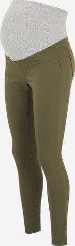 Vero Moda Maternity Skinny Leggings 'MELVA' in Green: front