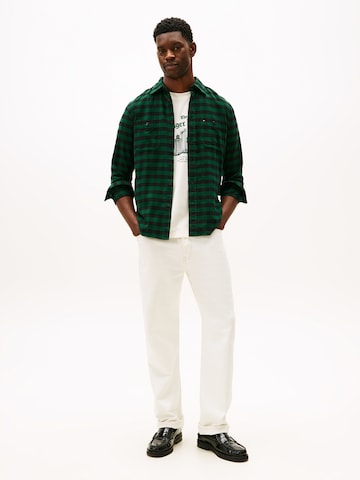 TOMMY HILFIGER Regular Fit Paita värissä vihreä