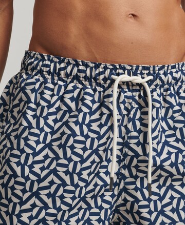 Superdry Zwemshorts in Blauw