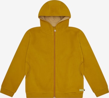 loud + proud Fleecejacke in Gelb: Vorderseite