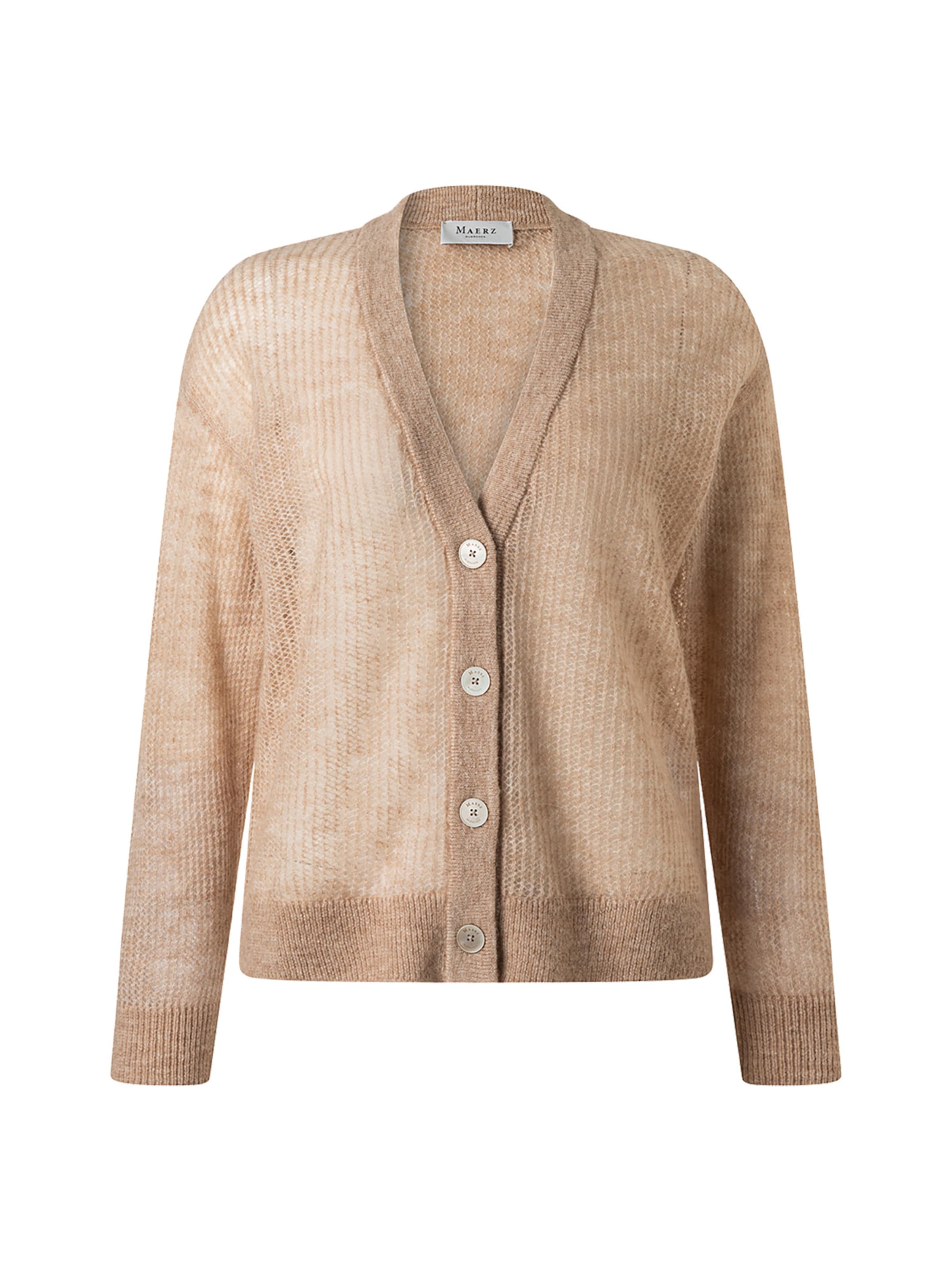 Cardigan MAERZ Muenchen en beige : devant