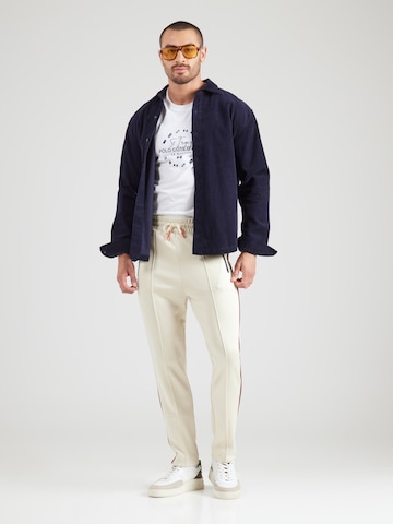 Slimfit Pantaloni de la La Martina pe alb