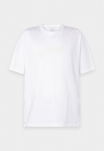 Maglietta 'ROOTS' di GUESS in bianco: frontale