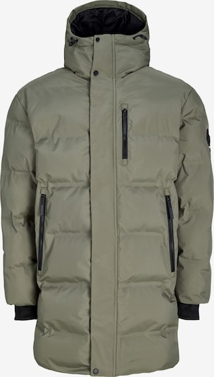 S dydžio Žieminis paltas 'JCOTRACE ALPHA' iš JACK & JONES, spalva – rusvai žalia, Prekių apžvalga