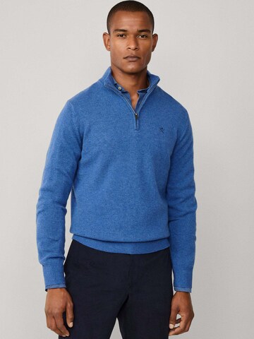 Pull-over Hackett London en bleu : devant