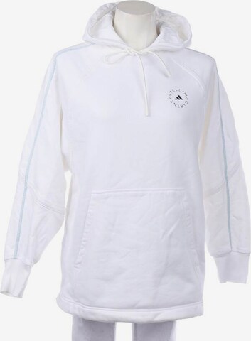 ADIDAS BY STELLA MCCARTNEY Sweatshirt & Zip-Up Hoodie in XS in White: front