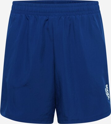 ADIDAS SPORTSWEAR Workout Pants 'Designed for Movement' in Blue: front