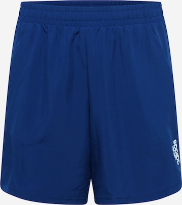 ADIDAS SPORTSWEAR - Calças de desporto 'Designed for Movement' em azul: frente