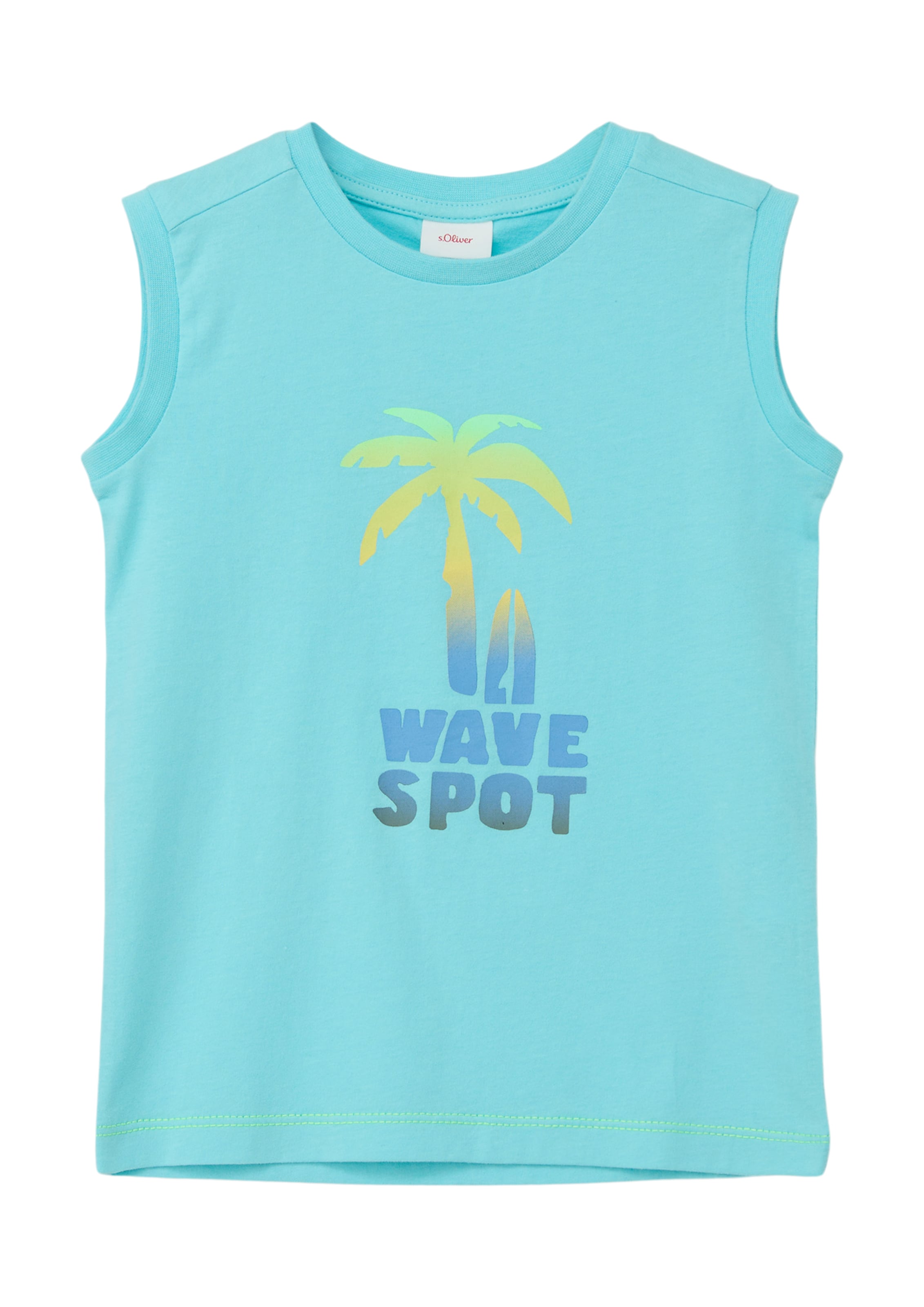 s.Oliver Shirt in Blauw: voorkant