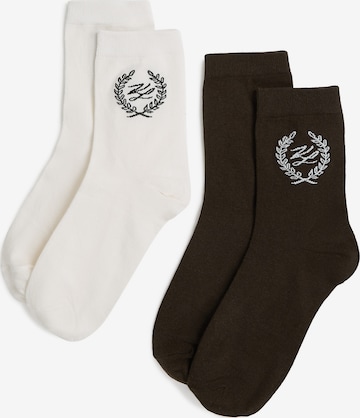 juoda Karl Lagerfeld Kojinės: priekis