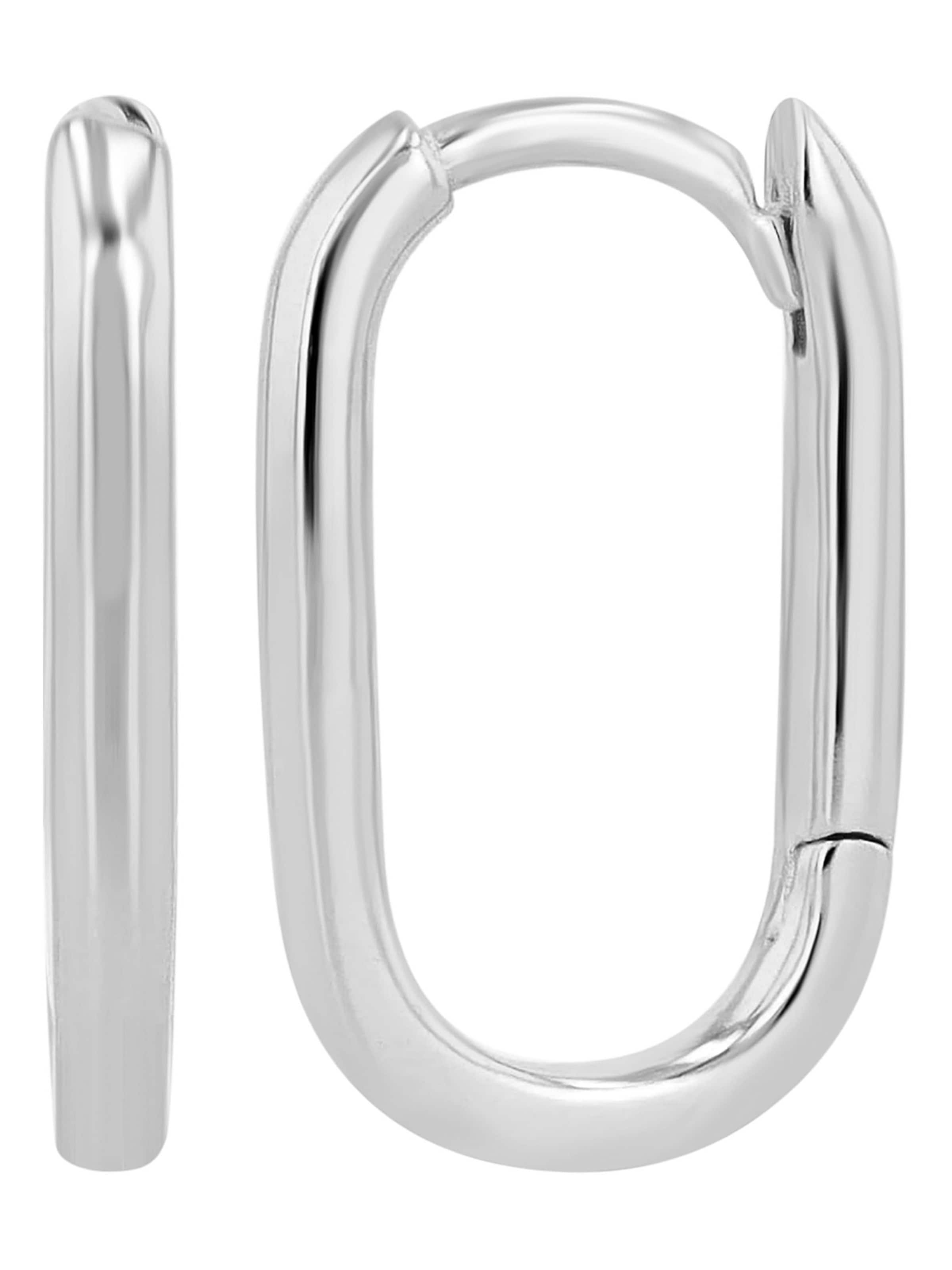 Akzent Earrings 'wasserfest' in Silver: front
