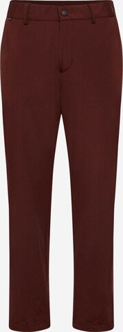 BOSS Regular Broek 'Perin' in Bruin: voorkant