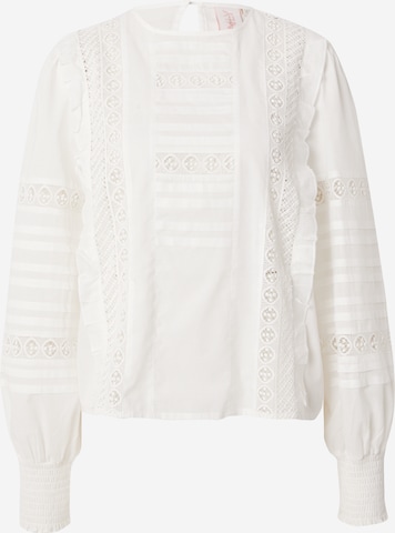 ONLY Bluse 'FABIANA' i hvid: forside
