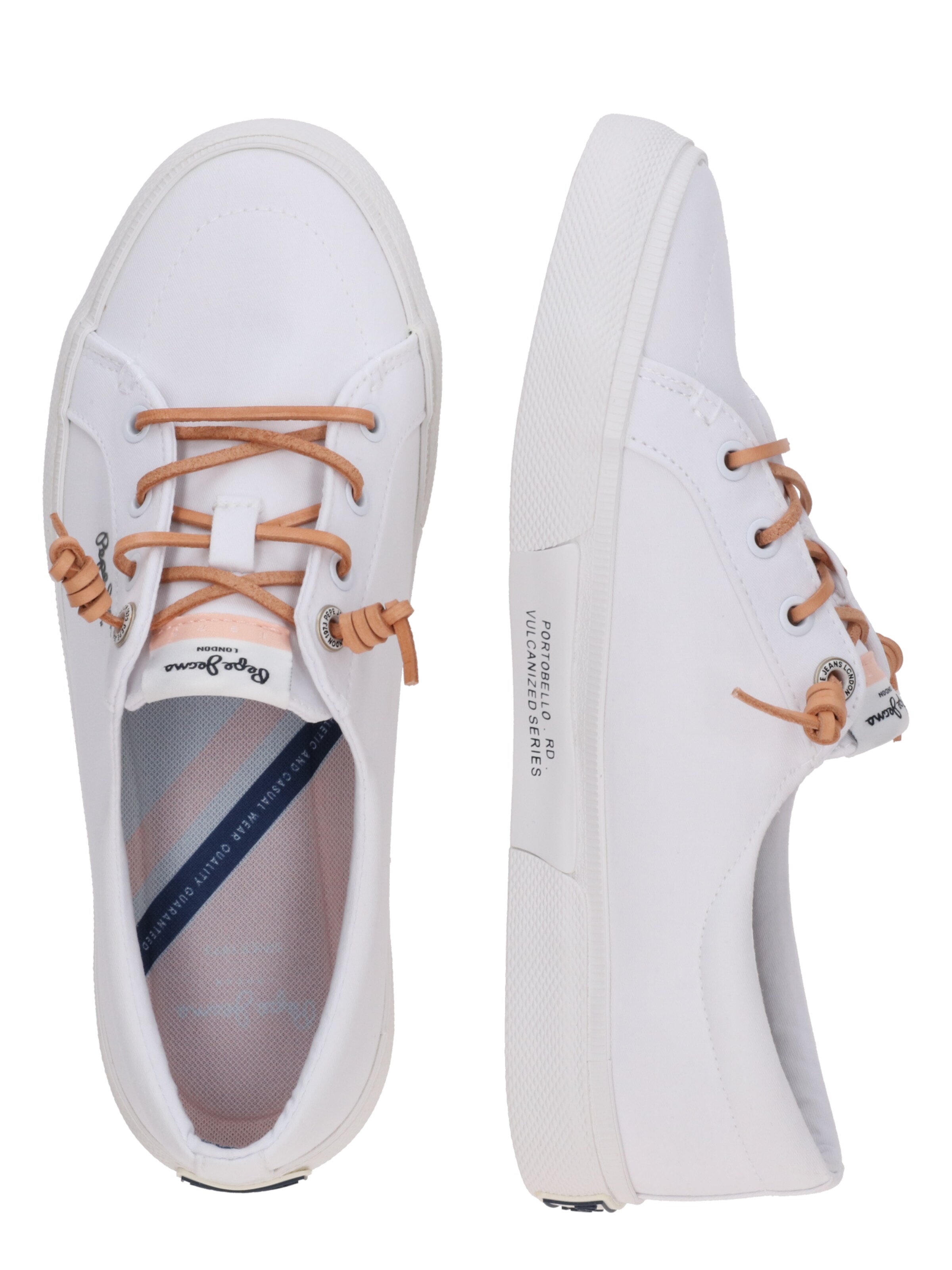 Pepe Jeans - Sapatilhas baixas 'KENTON' em branco
