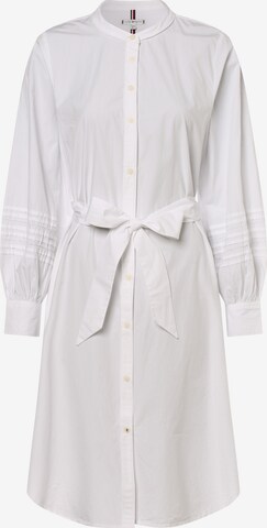 TOMMY HILFIGER Shirt Dress in White: front