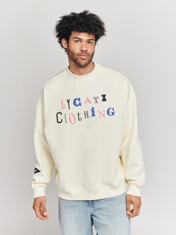 LYCATI exclusive for ABOUT YOU Sweatshirt in Wit: voorkant