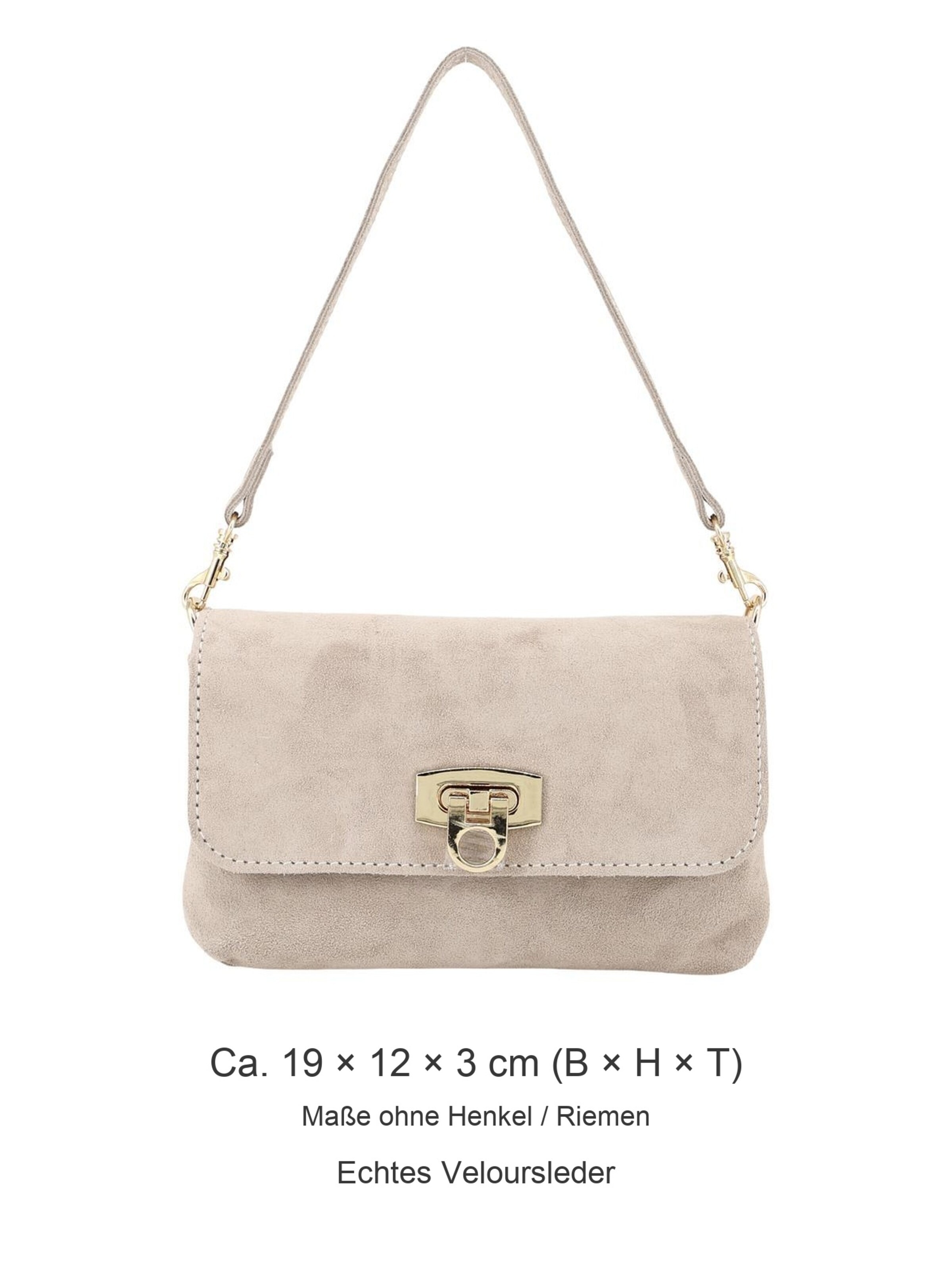 Brise Κλατς 'Alessa Wild Leather' σε μπεζ